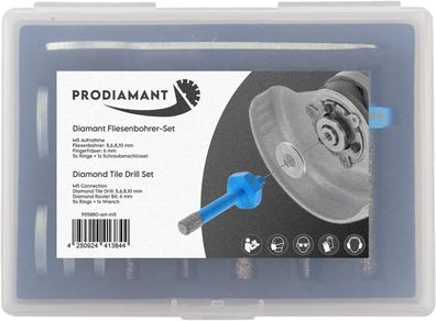 Fliesenbohrer Set 5tlg ø 5-10mm für 75mm (76mm) Akku Winkelschleifer