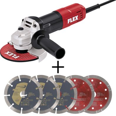 Winkelschleiferset zum Trennen ? Flex L850 mit Diamanttrennscheiben für Universal