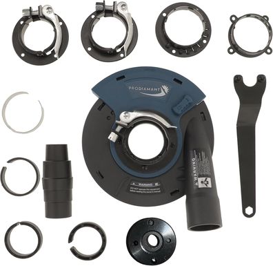 Absaughaube 125 mm ? Profi-Staubschutz für Schleifarbeiten mit dem Winkelschleifer