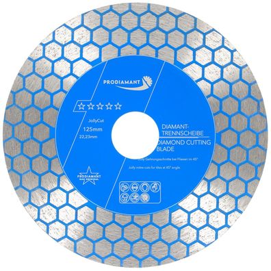 Diamanttrennscheibe Jollycut 125mm für Fliesen und Feinsteinzeug