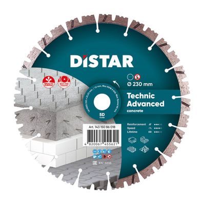 Diamanttrennscheibe 230mm Technic Advanced 1A1RSS