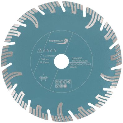 Premium Diamanttrennscheibe Granit 180mm Super Speed Cut