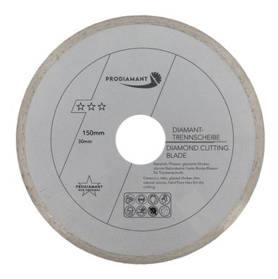 Diamanttrennscheibe Fliese 150mm x 30mm