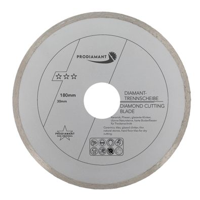 Diamanttrennscheibe Fliese 180mm x 30mm
