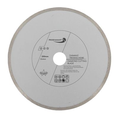 Diamanttrennscheibe Fliese 200mm x 25,4mm