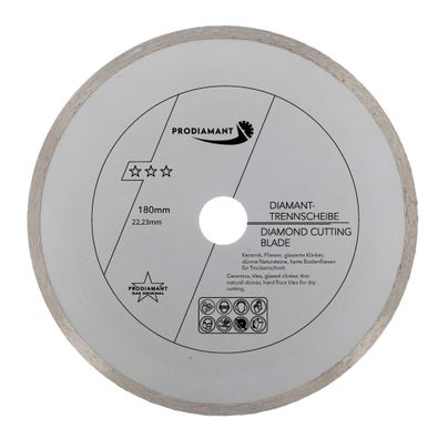Diamanttrennscheibe Fliese 180mm x 22,23mm
