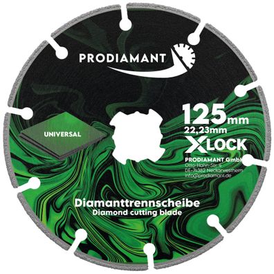 Diamanttrennscheibe für X-Lock Maschinen 115mm ? Universell einsetzbar und effizient