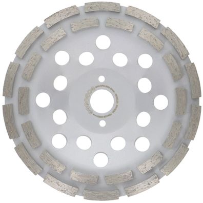 Diamantschleiftopf 180mm Beton, universal doppelreihig