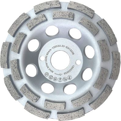Diamantschleiftopf 125mm Beton - Premium Betonschleifer für professionelle Anwendunge