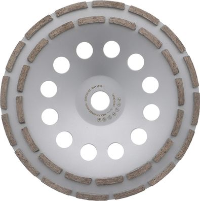 Diamantschleiftopf 230mm Beton/universal doppelreihig