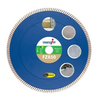 Diamanttrennscheibe FZ850 230mm für Feinsteinzeug (bis 3cm)