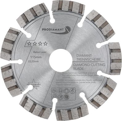 Diamanttrennscheibe 115mm Beton Laser Turbo B711