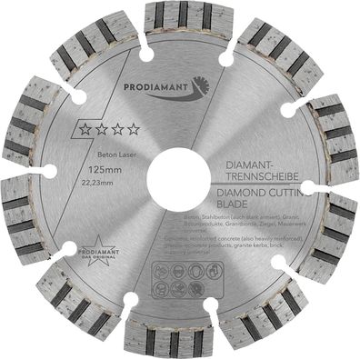 Diamanttrennscheibe 125mm Beton Laser Turbo B711