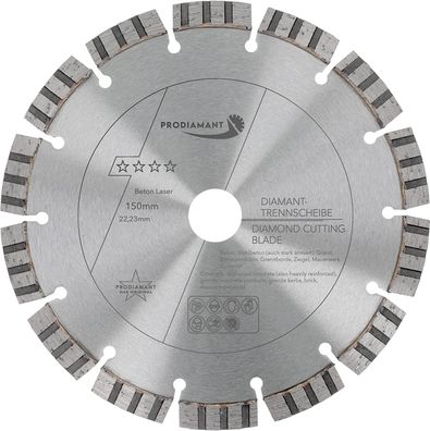 Diamanttrennscheibe 150mm Beton Laser Turbo B711