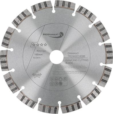 Diamanttrennscheibe 180mm Beton Laser Turbo B711