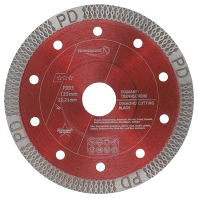 Diamanttrennscheibe für Fliese, Feinsteinzeug F993 125mm