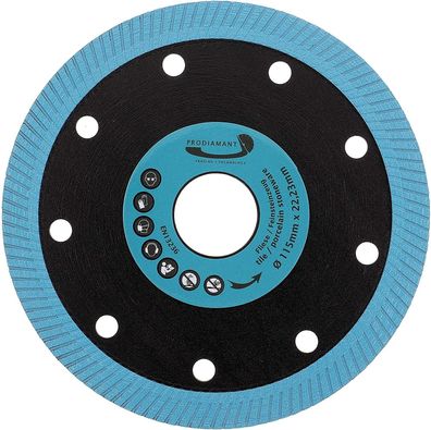 Diamanttrennscheibe für Feinsteinzeug 115mm Color Flash blau