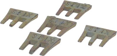 S-Fix Keile 5 Stück für Hammer Axt Stiele, Sprossen Größe 2 bis 23mm Durchmesser Hamm