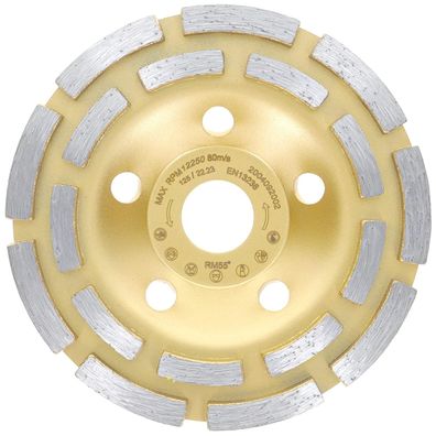 Diamantschleiftopf 125mm für Beton, Mauerwerk, Stein STD03