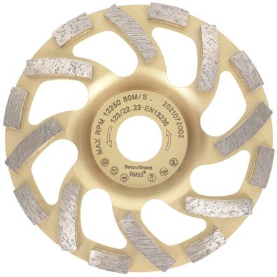 Diamantschleiftopf 125mm für Beton, Granit ST81 Turbo