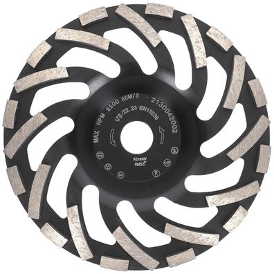 Diamantschleiftopf 180mm für Estrich, Abrasive Materialien ST91 Turbo