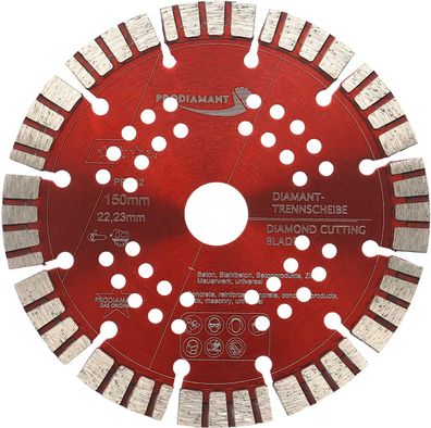 Diamanttrennscheibe 150mm Beton, Universal Pro12