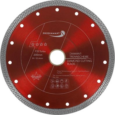 Diamanttrennscheibe 200mm für Fliese, Feinsteinzeug F35