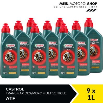 Castrol Transmax ATF Dex/Merc Multivehicle 9x1 Liter