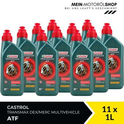 Castrol Transmax ATF Dex/Merc Multivehicle 11x1 Liter