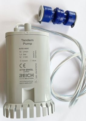 Wasserpumpe Tauchpumpe 19 L Tandem 1,4 bar Entlüftung Uniquick Pumpe 72199m NEU