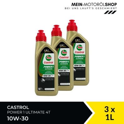 Castrol Power 1 Ultimate 4T 10W-30 3x1 Liter