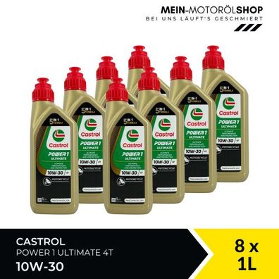 Castrol Power 1 Ultimate 4T 10W-30 8x1 Liter