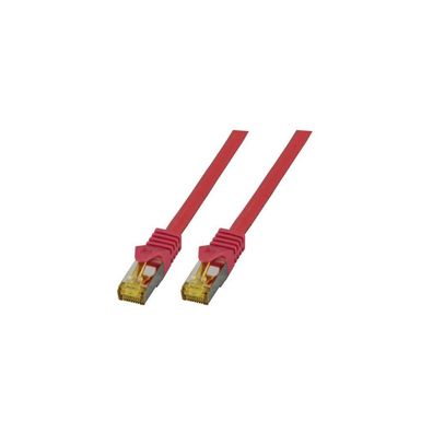 EFB RJ45 Patchkabel S/FTP Cat.6A LSZH Cat.7 Rohk. 30m rot