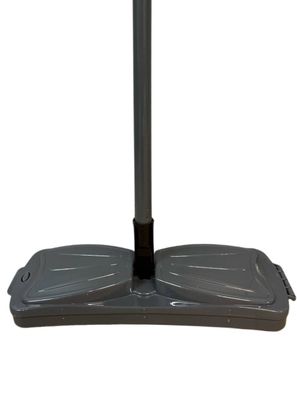 Krümelbürste mit Metallstiel 120 cm - 6-reihig