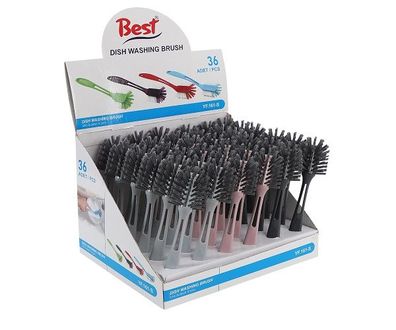S Spülbürste mit Stand - 36 Stück