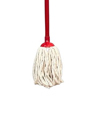 Mop 140 g + Metallstab 120 cm - Gründliche &amp; komfortable Bodenreinigung