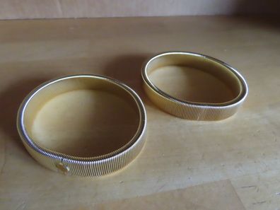 Ärmelhalter Modeschmuck Ärmelraffer Ärmelreif goldfarben