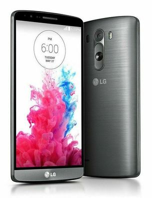 LG G3 s D722 Titan Grau Silber 4G LTE 12,7cm (5Zoll) NFC WLAN Android Smartphone G3s