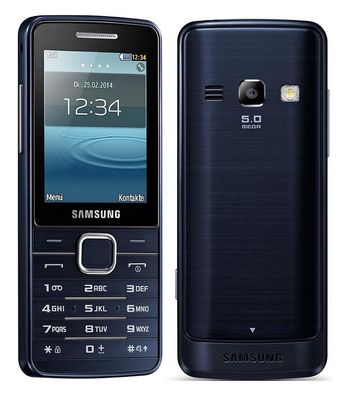 Samsung GT-S5611 Black Blue Dual Sim MP3 UKW Radio Kamera Bluetooth microSD Tasten Ha