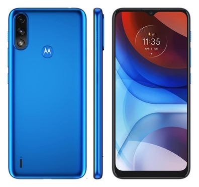 Motorola Moto e7 Power XT2097 Blau DS 4GB/64GB 165mm (6,5Zoll) Android Smartphone NEU