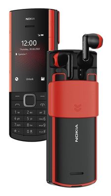 Nokia 5710 Xpress Audio Schwarz mit Earbuds 4G MP3 FM-Radio Tasten Handy NEU OVP