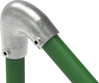 Rohrverbinder | Bogen variabel 40-70° | 123D48 | 48,3 mm | 1 1/2" | Feuerverzinkt u
