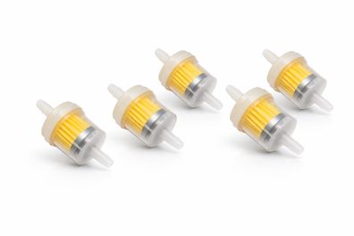 5x Benzinfilter 6 mm Kraftstofffilter Vorfilter Mofa Moped Roller Auto Traktor