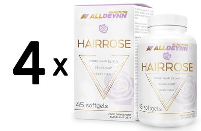 4 x Allnutrition AllDeynn Hairrose - 45 softgels
