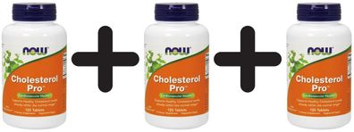 3 x NOW Foods Cholesterol Pro - 120 tabs
