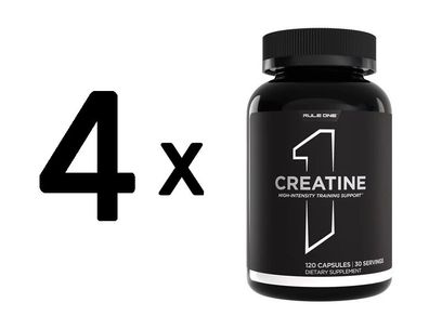 4 x Rule One Creatine Monohydrate - 120 caps