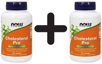 2 x NOW Foods Cholesterol Pro - 120 tabs