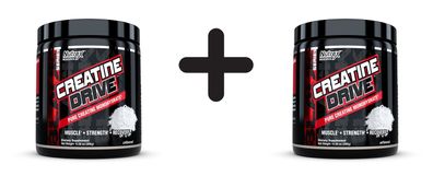 2 x Nutrex Creatine Drive, Unflavored - 300g