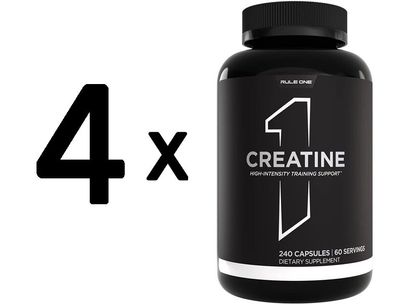 4 x Rule One Creatine Monohydrate - 240 caps