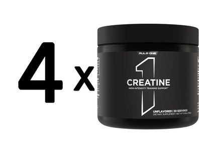 4 x Rule One Creatine, Unflavoured (EAN 196671004765) - 156g
